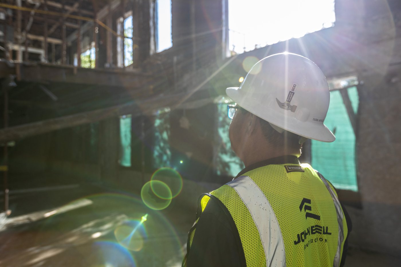 John Bell Construction team on-site