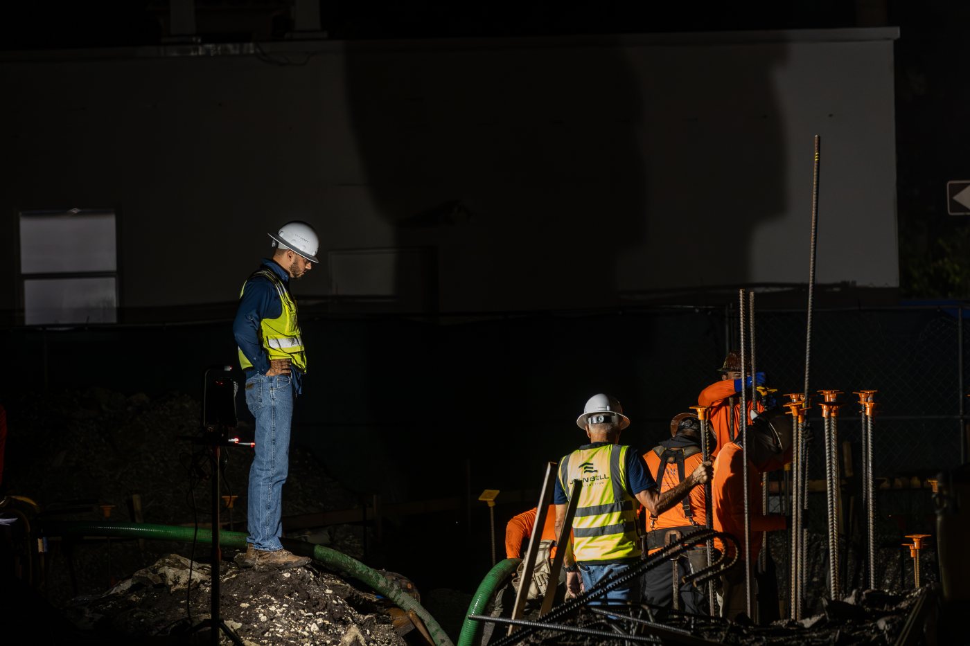 John Bell Construction team on-site