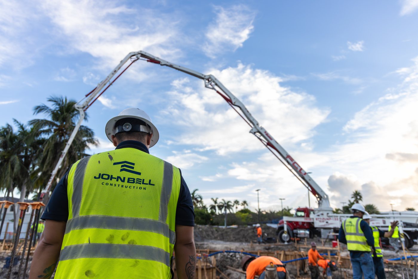 John Bell Construction team on-site