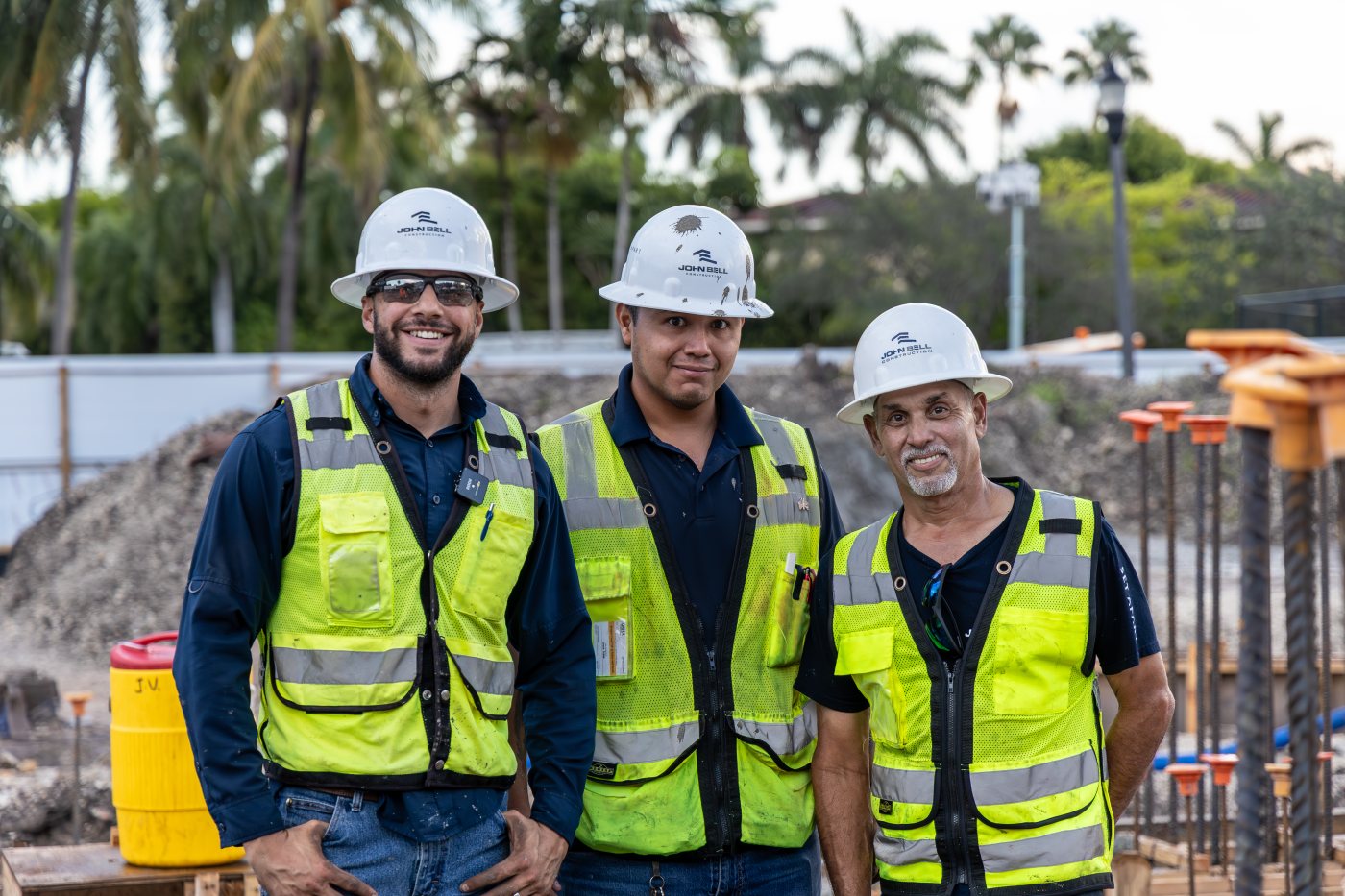 John Bell Construction team on-site