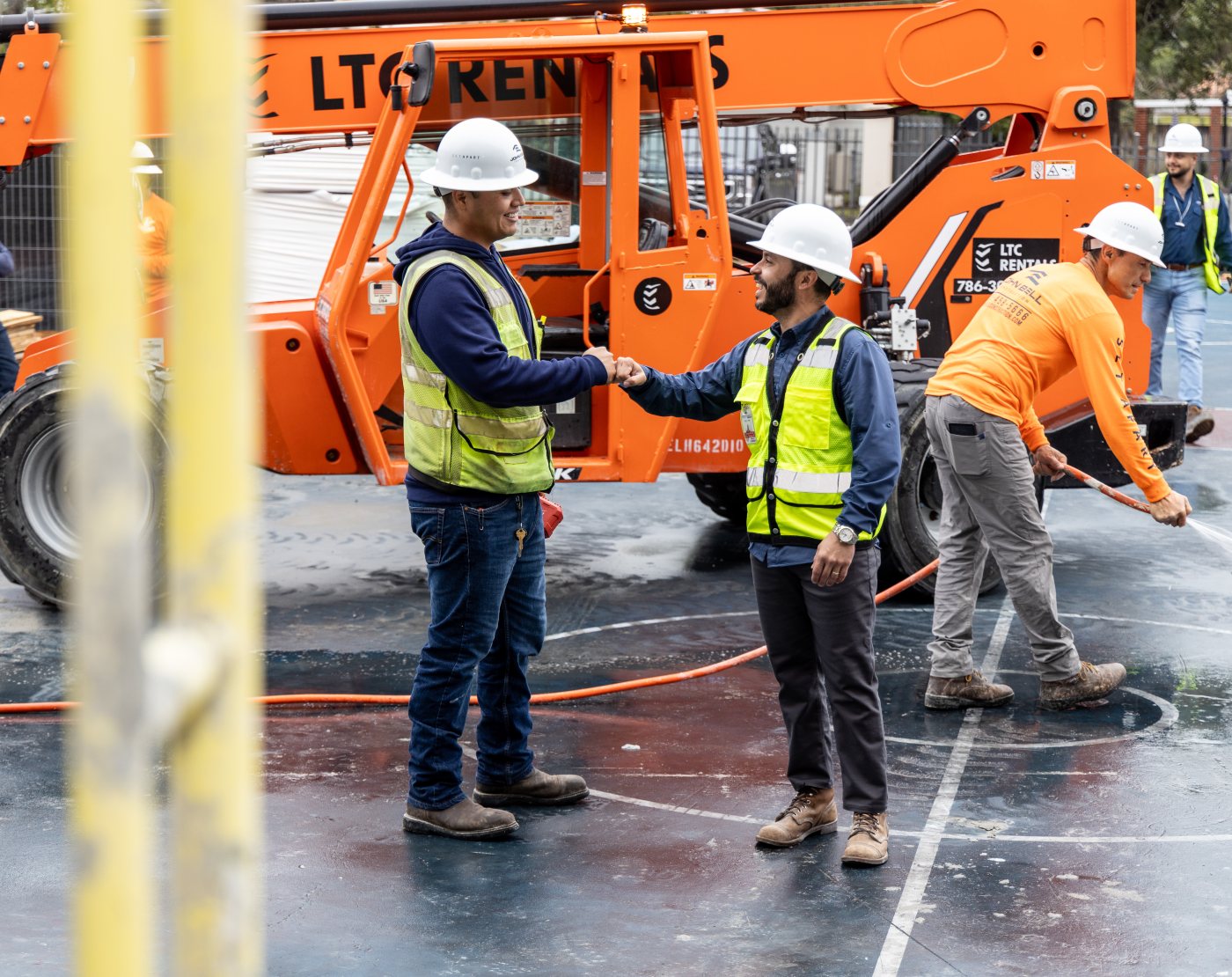 John Bell Construction team on-site